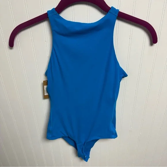 Skims Fits Everybody High Neck Bodysuit Mykonos XS - Picture 3 of 7